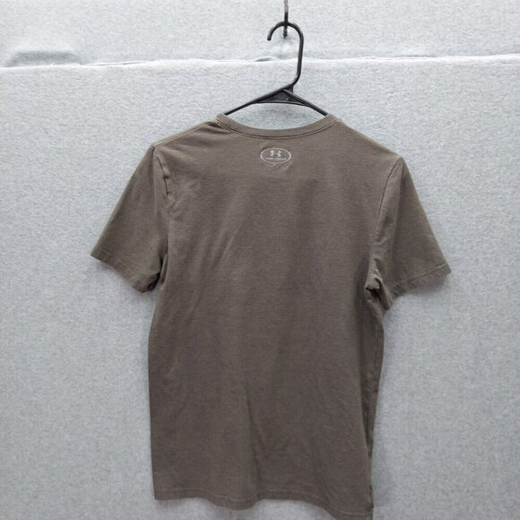 Under Armour Boys T-Shirt Large Gray Own the Plate Skull - Picture 4 of 4